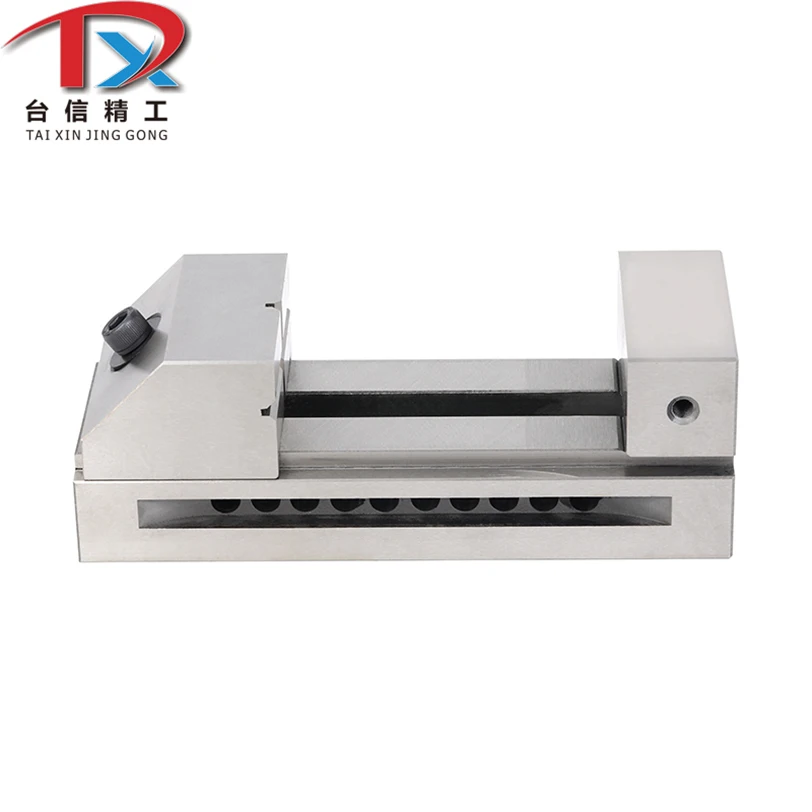 QKG quick-action vise guarantees workpiece clamping accuracy and grinding accuracy. Precision vise