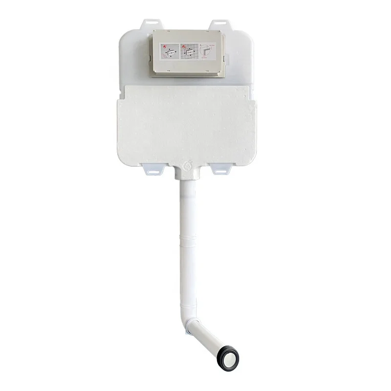 Concealed Cistern with 80mm Thickness for Squatting Pan Back in wall Flush Tank FS1001-D fit with WDI geberit sigma flush plate