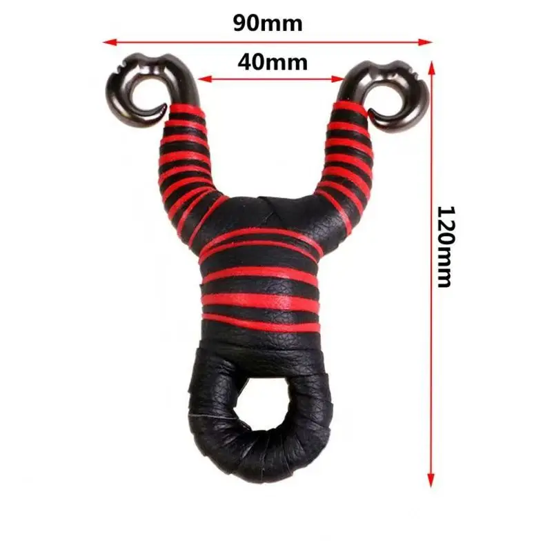 High quality alloy metal slingshot, outdoor hunting rubber band slingshot, simple jade sheep shaped bow head