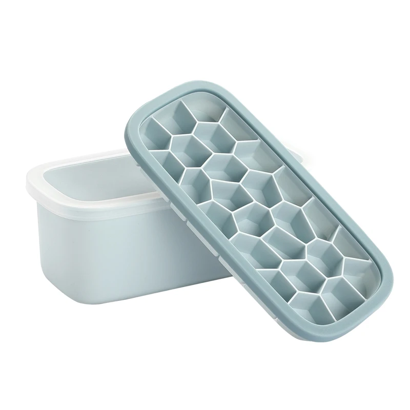 Hot sale Silicone Ice Cube Tray Mold Ice Cube Cream Stick Tray with Lid