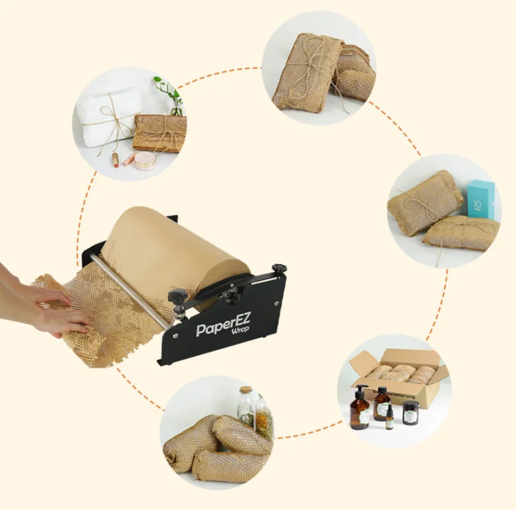 Машина для упаковки бумажных сотовых крафт-бумажных подушек