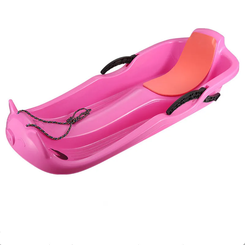 Adult Motorbike Style Snowboard Kids Snow Ski Racer  Bike  Steel Pipe Snow Runner Bike Sled