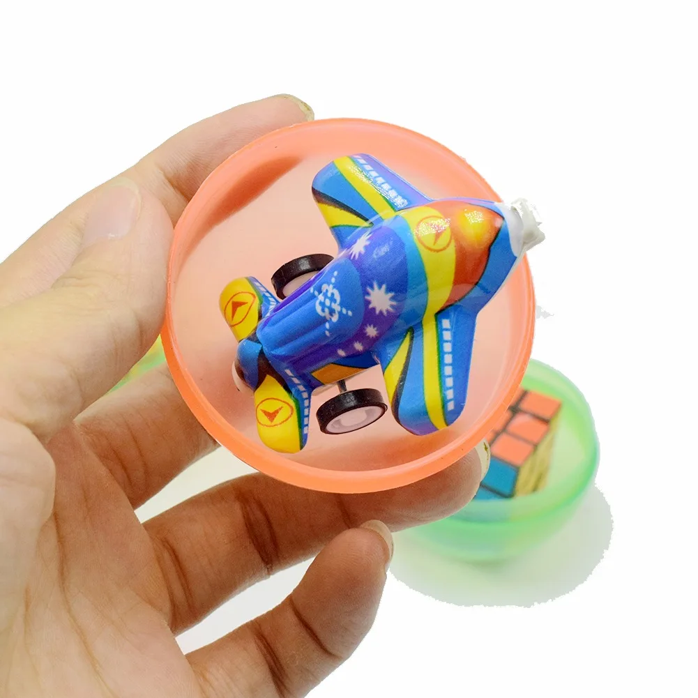 Mixed Different Toys Eco-friendly Cheap Small Plastic 58mm Capsule Toys Surprise Egg Capsule Egg box Toy For Vending Machine