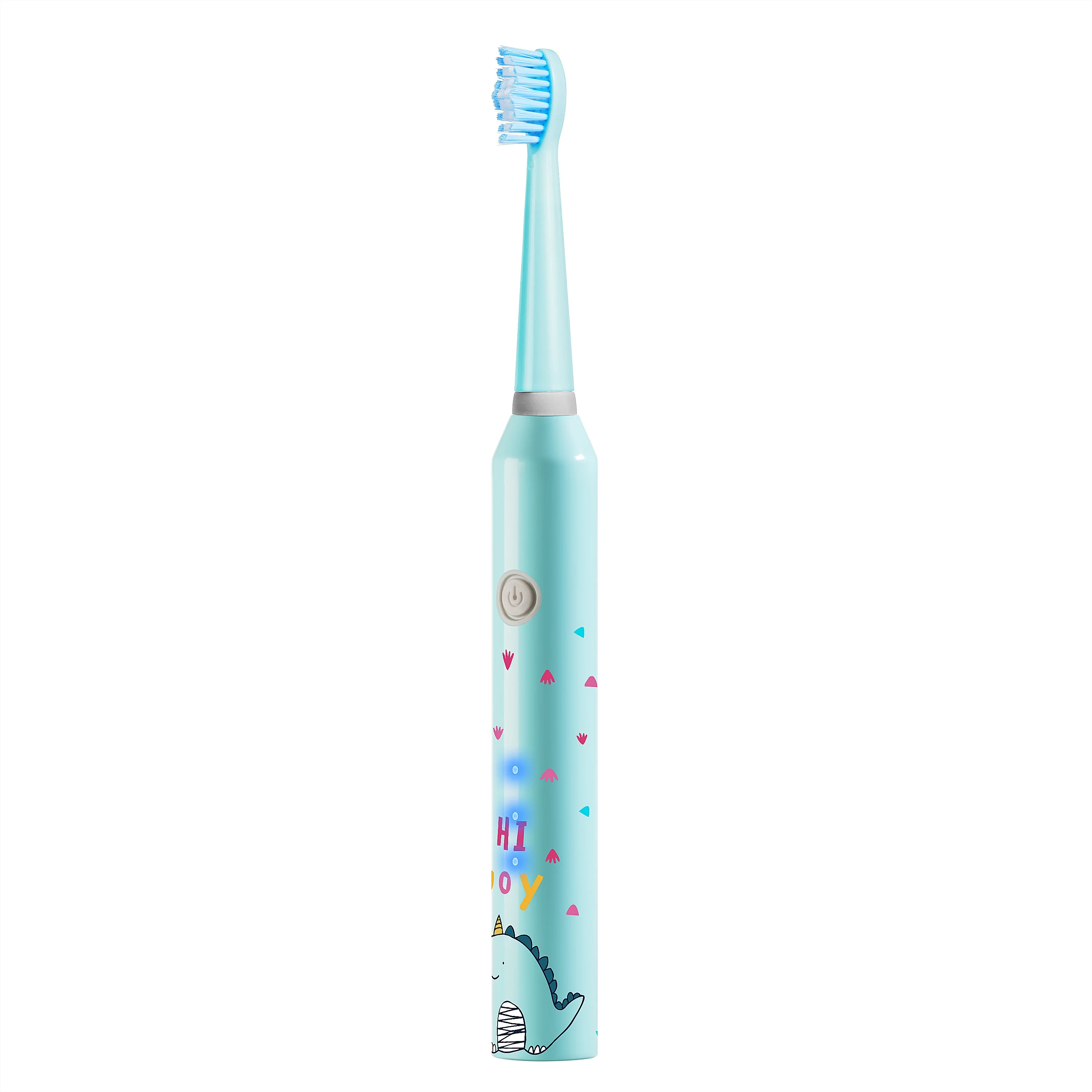 PT22N USB Rechargeable Powered Vibrating Automatic Soft Bristle Cute Baby Children Kids Sonic Electric Toothbrush