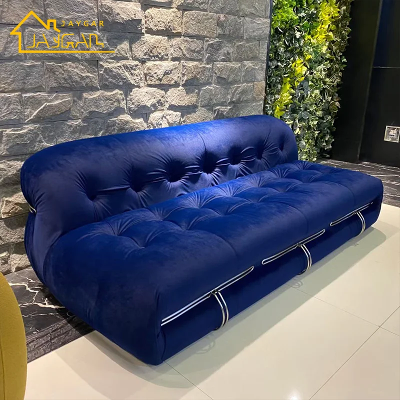 Итальянское кресло сориана для гостиной напольное из оранжевой ткани вельветовое одно с откидывающейся спинкой спальни в