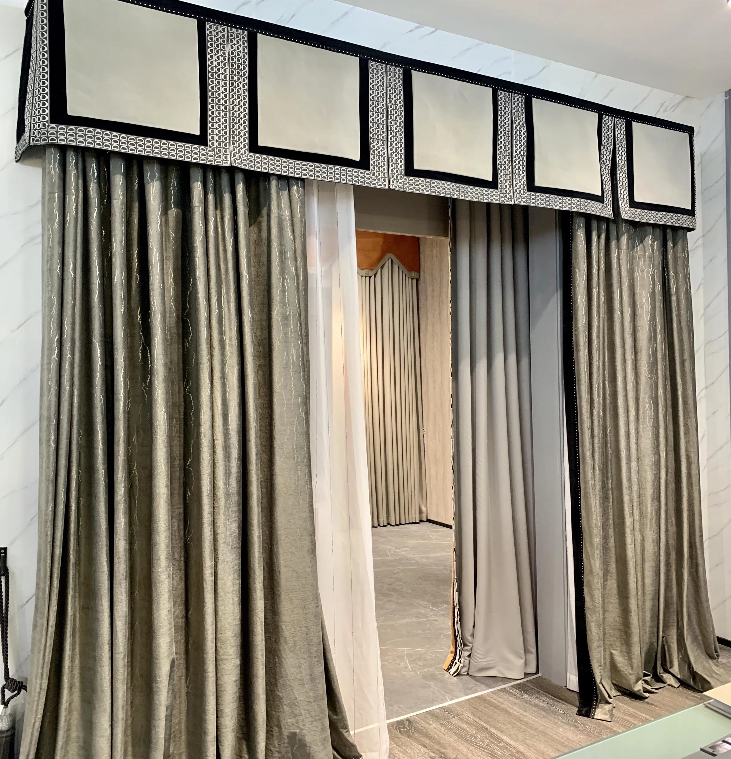 JBL  designed velvet fabric for curtain high quality curtain  for hotel engineering