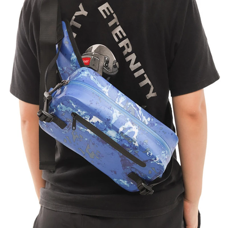 Custom Logo Durable Fashion Designer Outdoor Hiking Waist Bag Travel Luxury Mens Fanny Pack Waist Bag