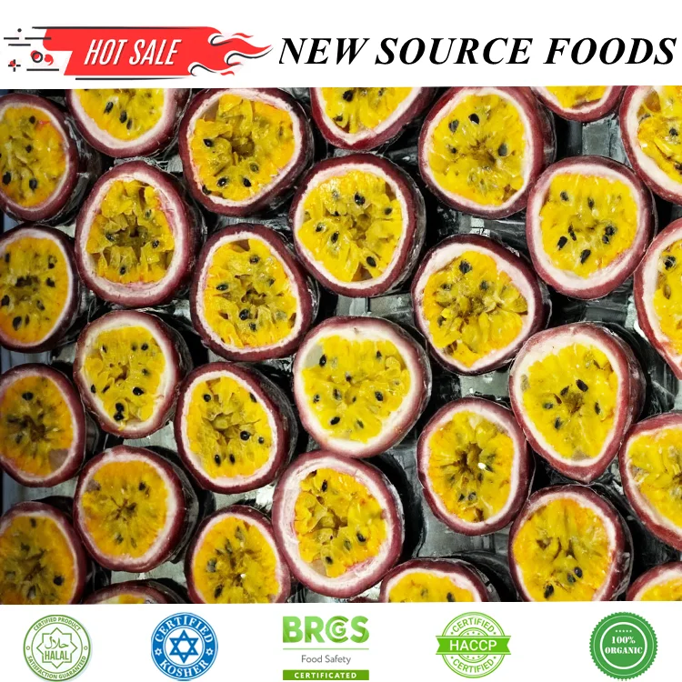 IQF Frozen Passion Fruit Pulp - Tropical Essence for Exotic Drinks and Desserts