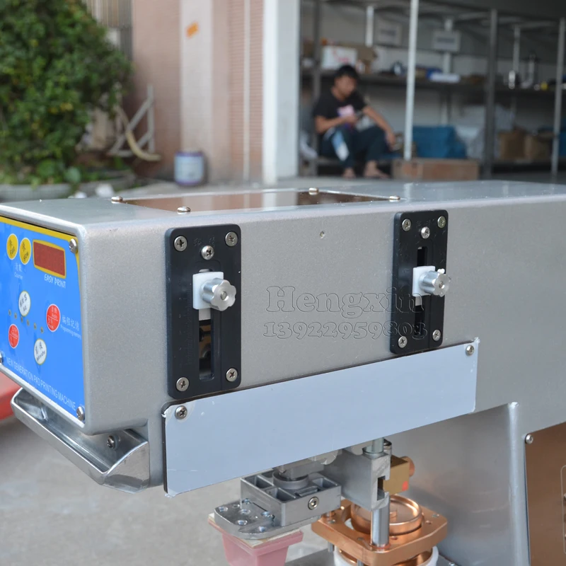 Single Color Tagless Pad Printer With Two-Color Plate Screen Type for Manufacturing Plant Tube Printing