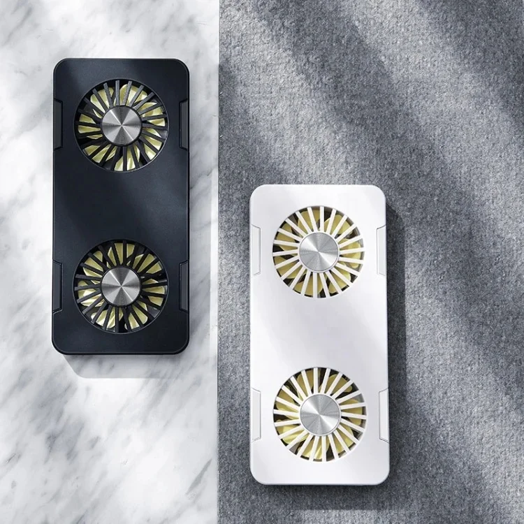 Dropshipping Portable Plastic  Foldable Laptop cooling Stand Adjustable Height Folding Laptop cooling Holder Stand with RGB