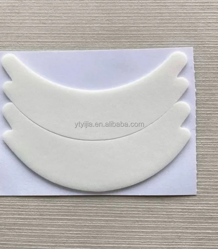 Private Label Custom pink foam tape eye pads under eye pad For Eyelash Extension OEM lint free eyepads microfoam gel Lash patch