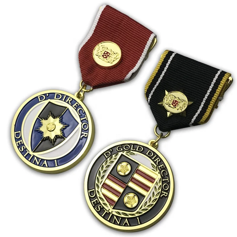 Factory Customized Marathon Medal Paint Trophy Commemorative Medal School Enterprise Medal