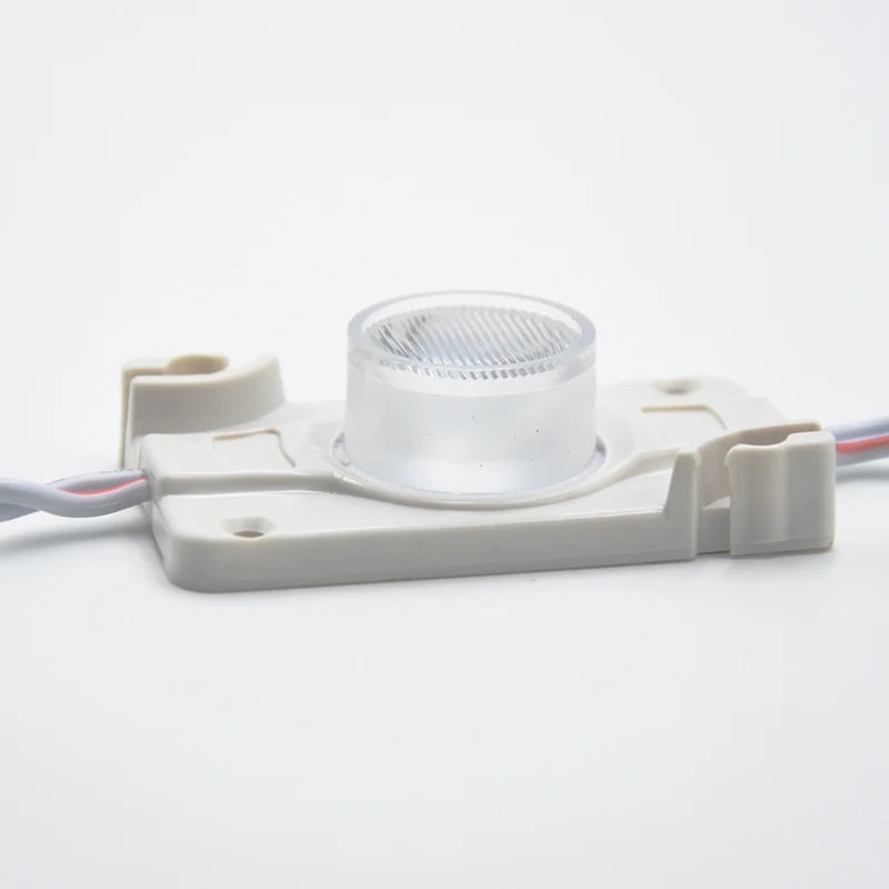  Высокая светоотдача 1 светодиод 1818SMD 15*55 градусов Встроенный объектив ABS впрыск 3 Вт водонепроницаемый