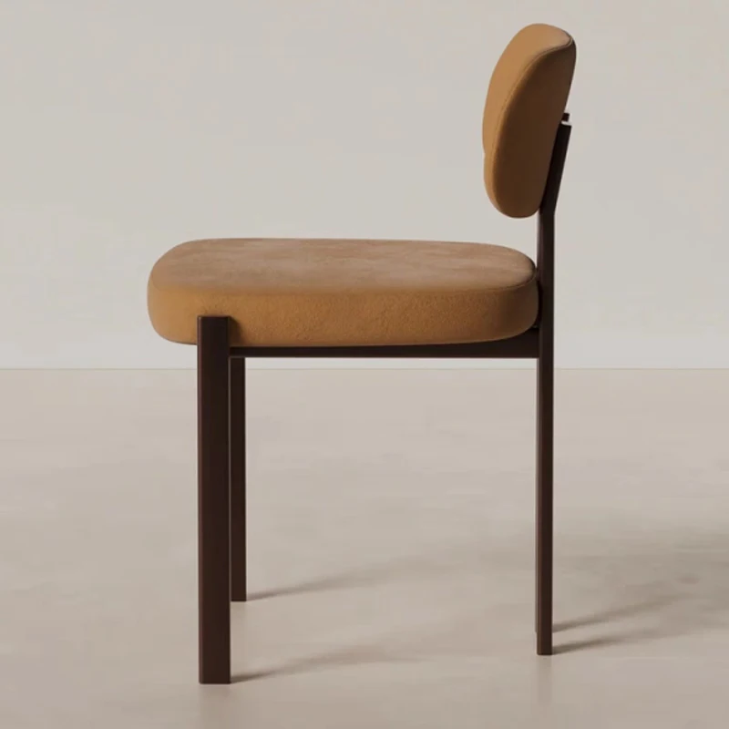 AOMISI CASA Nordic Modern Elegant Restaurant Furniture Solid Wood Kitchen Chair Dining Room Upholstery Fabric Dining Chair