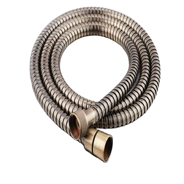 120cm Chrome Plated Sus201  Stainless Steel Standard 6mm Bore Shower Hose - 1/2" X 120cm