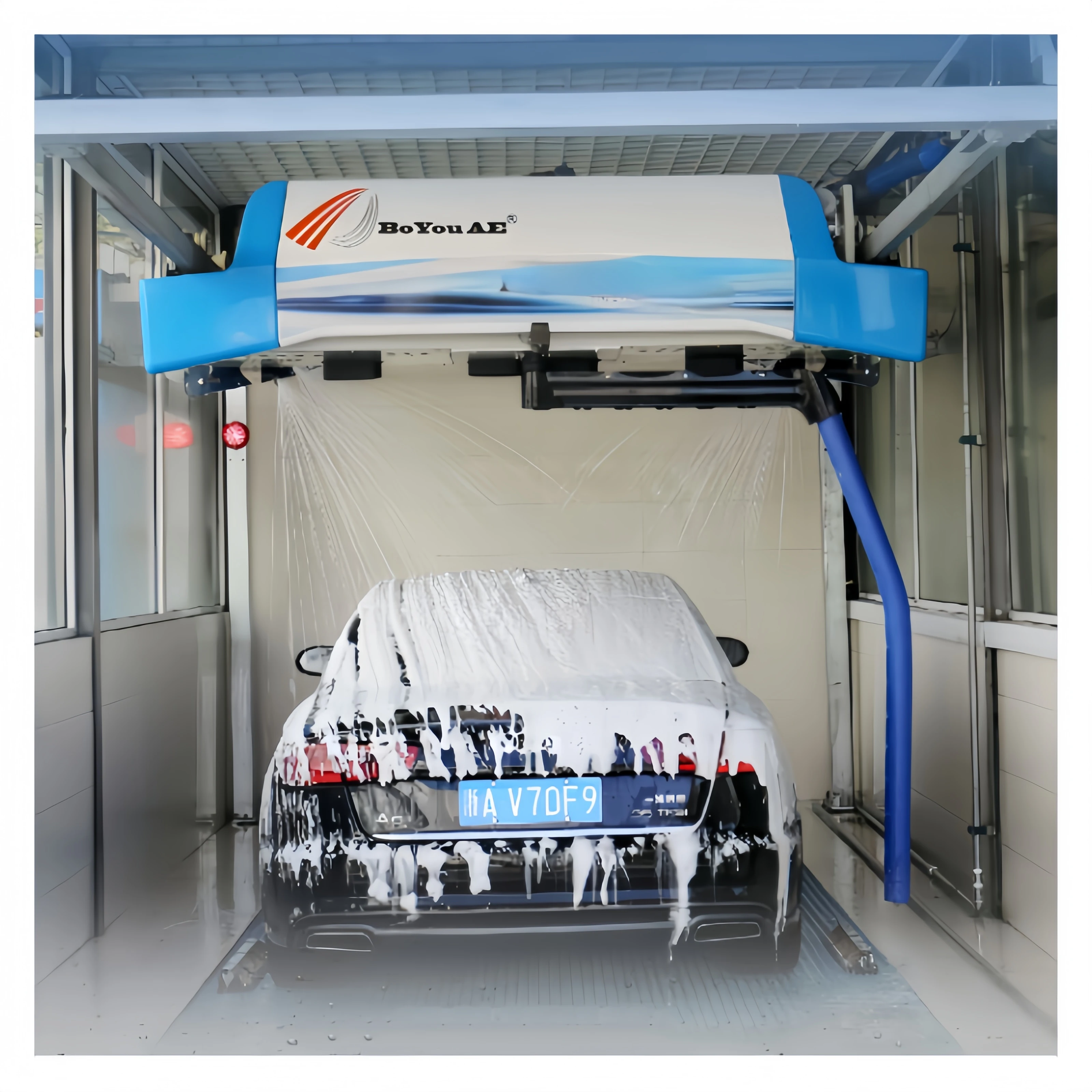 Factory wholesale price Stainless steel automatic high pressure touchless Car wash machine for Gas station