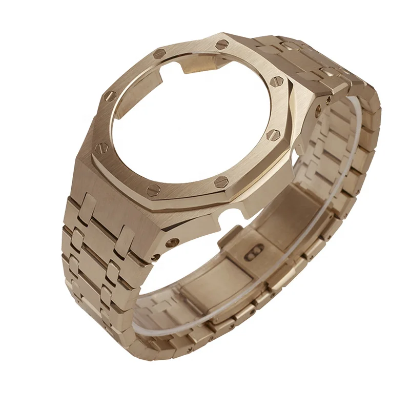 Luxury Stainless Steel Watch Band Gen3 Fashion Watch Metal Case Modification Accessories For GShock Strap GA2100