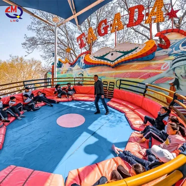 Crazy Disco Turntable Theme Park Rides Tagada for Sale