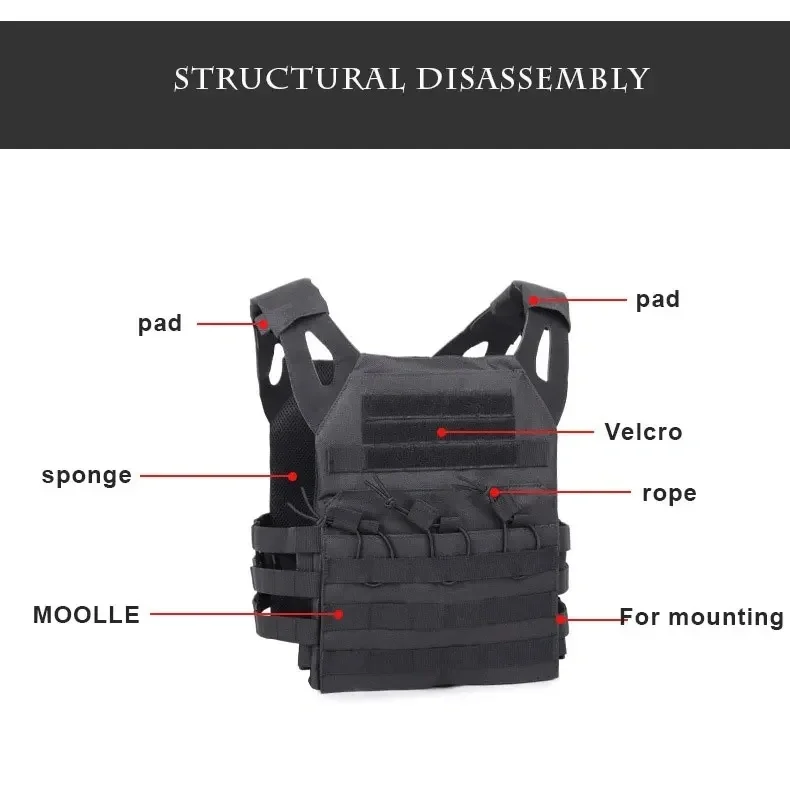 Tactical Gear Acu Cp Camouflage Personal Protective Equipment Jpc Plate Carrier Tactical Vest