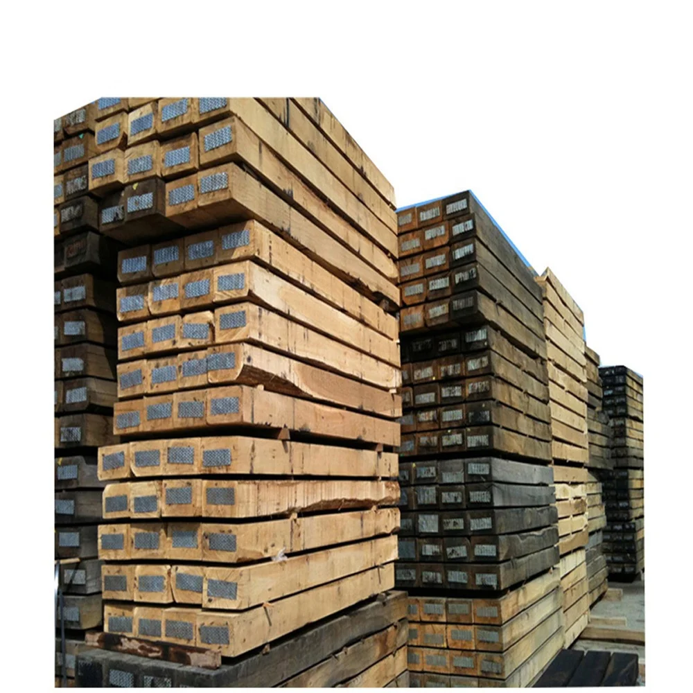 Railway Sleeper Light Weight Wooden Sleepers Long Service Life And Less Maintenance Work Sale