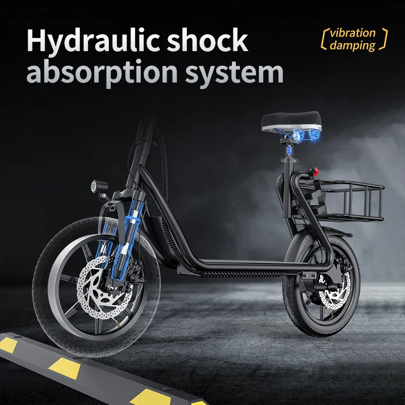 KETELES 450 32V 10ah Electric Bicycle Aluminum Frame Fat Bike LED Display Hydraulic Disk Brake Smart Digital Electronic Bike