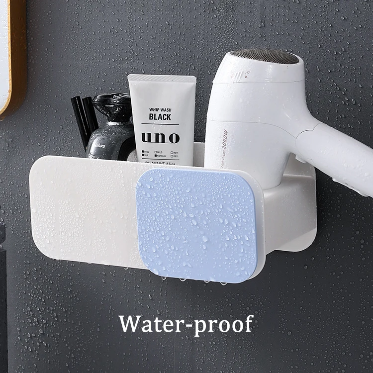 High quality housed hold ABS hair dryer holder Rack with comb storage stand