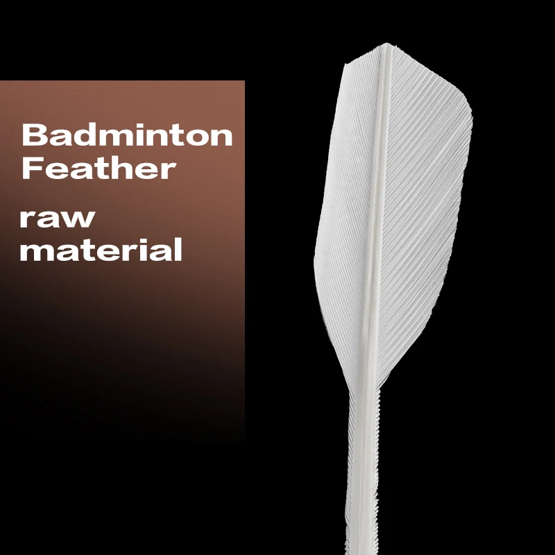 Durable Goose Feather Badminton Shuttlecocks with Cork Head OEM Supported Sport Training Ball