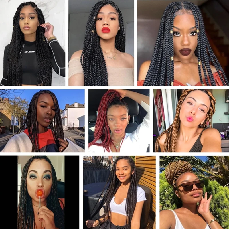 Hot Sale High Quality 82inch 165g Synthetic Hair Extensions Jumbo Braiding Hair in Soft Material Yaki Style for Braids