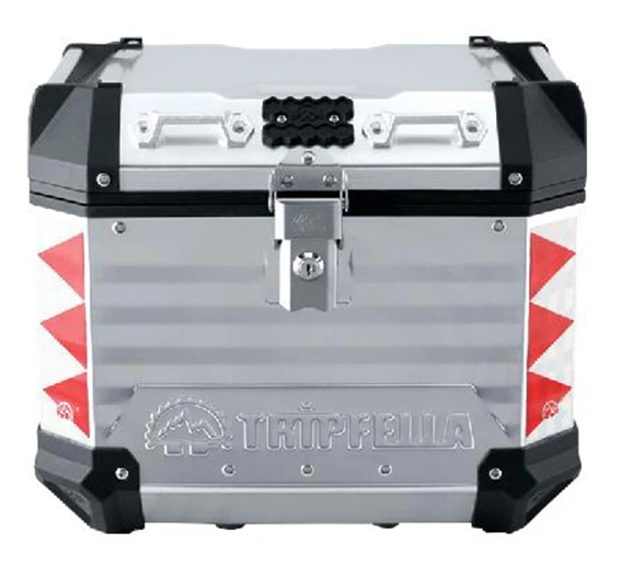 Tripfella - 40L верхний корпус, алюминиевый мотоциклетный ящик, верхний ящик