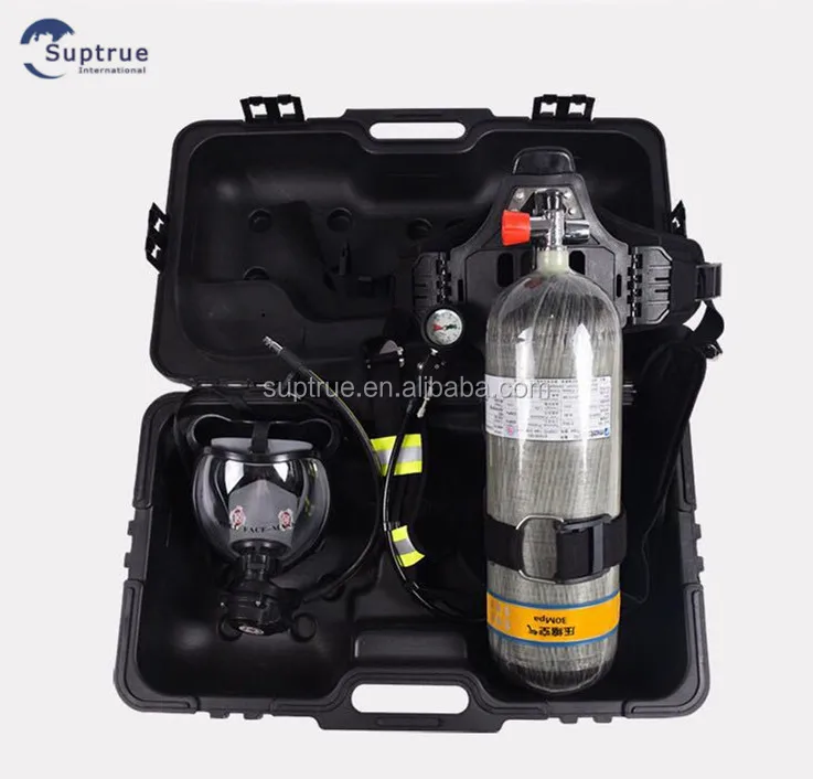 Low price SCBA 30Mpa Working Pressure Carbon Fiber Air Breathing Apparatus