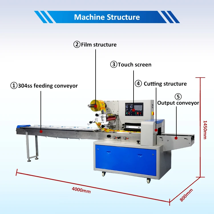 Flow Automatic Packing Machine for Instant Noodles