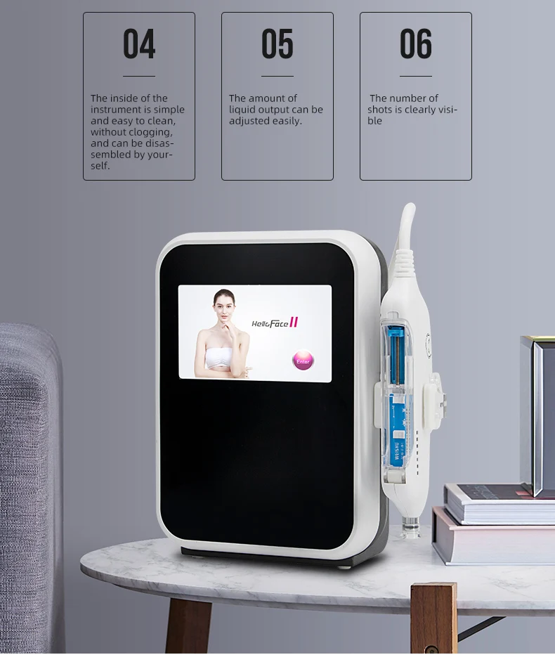 Best Result Mesotherapy Needles-Free Injection Skin Rejuvenation Electroporation Meso Gun Face Lifting Portable Machine For Sale