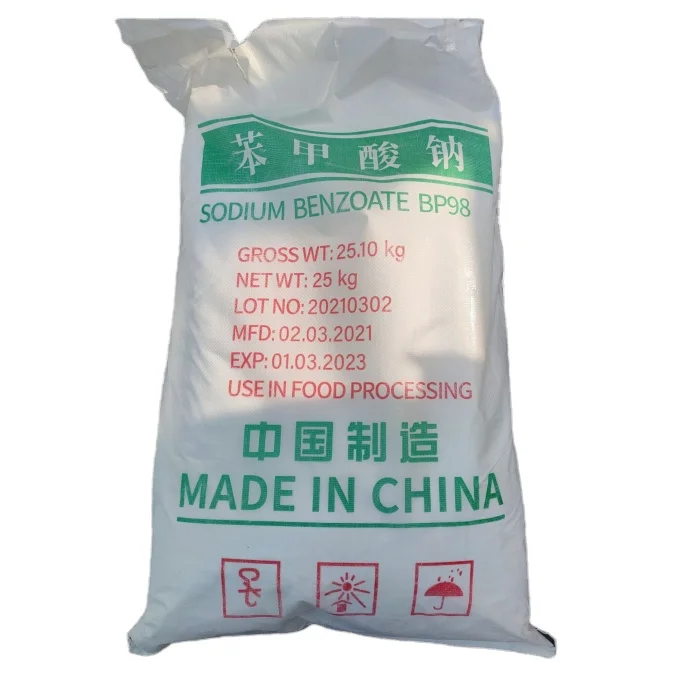 Low Price of Food Additives Preservatives With White Powder Sodium Benzoate