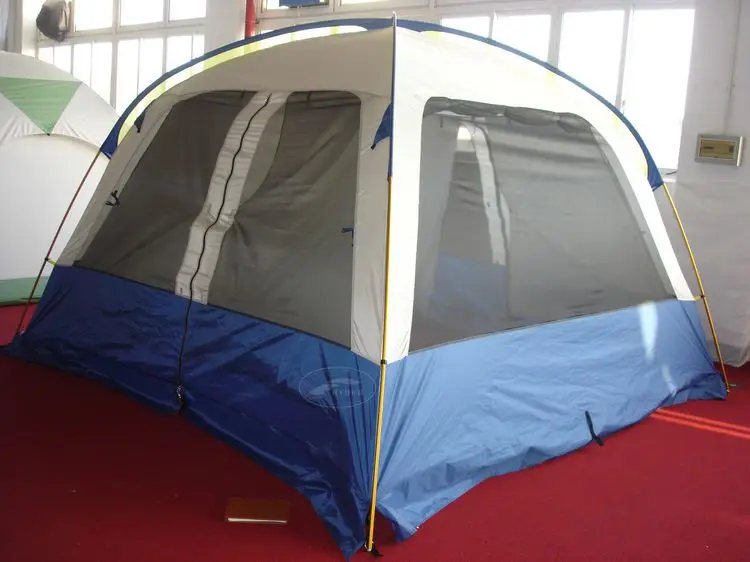 OEM/ODM Comfortable Alu Pole Family Group Easy Setup Car Camping Cabin Tent for Travel Adventure Large Space