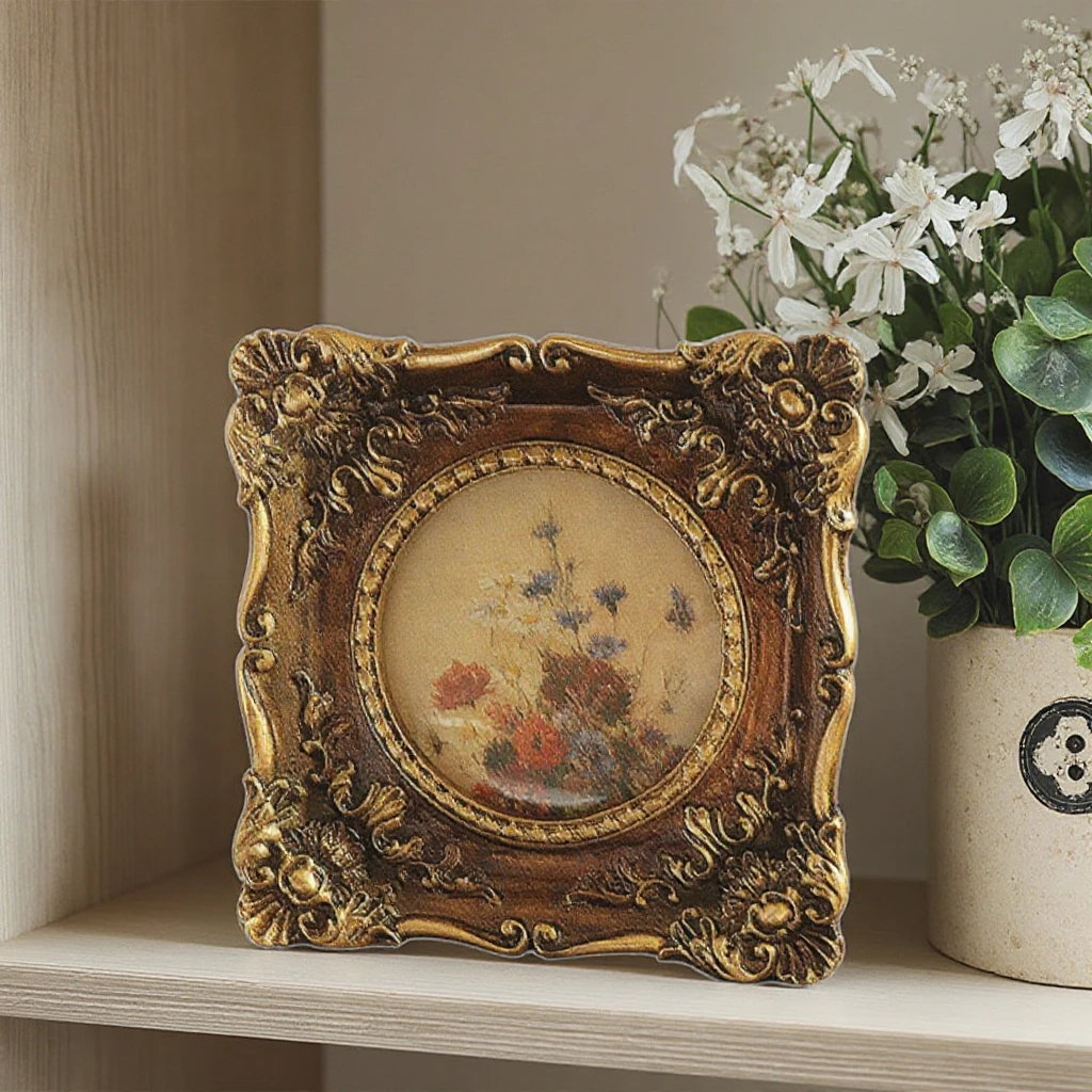 Handmade Resin Photo Frame for Wedding Valentines Day & Home Decor Custom Picture Frame Love & Memory Display