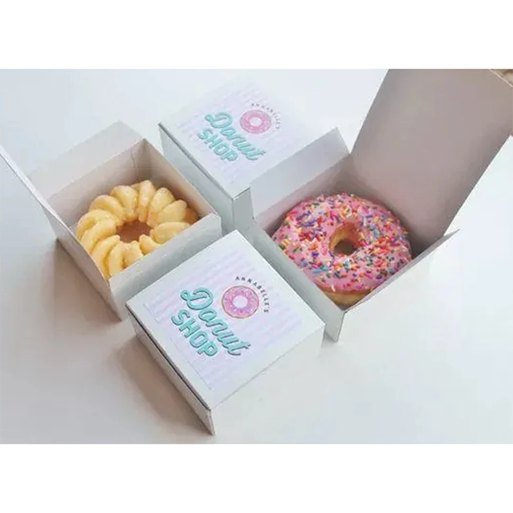 Dessert Boxes Recyclable Foldable Creative Empty Fancy Custom Tiramisu Biscuit Moon Cupcake Boxes