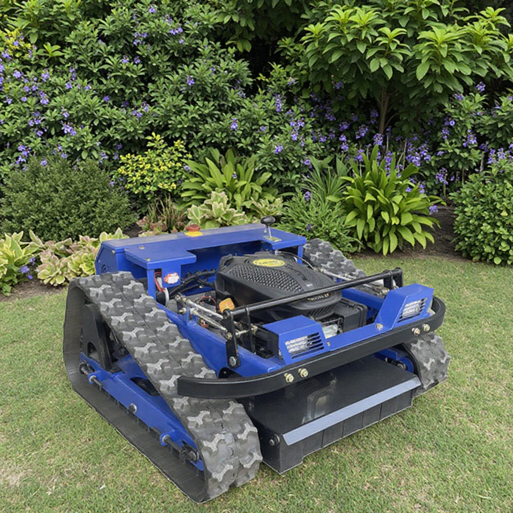 Sale 550mm 800mm Industrial Grade Cordless 4-Stroke Lawn Mower Remote Control Crawler with CE EPA Certificate 24V Voltage