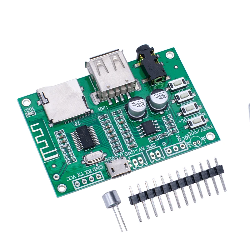 Bt201 Dual Mode 5.0 BT Lossless Audio Power Amplifier Board Module Tf Card U Disk Ble Spp Serial Port Transparent Trans