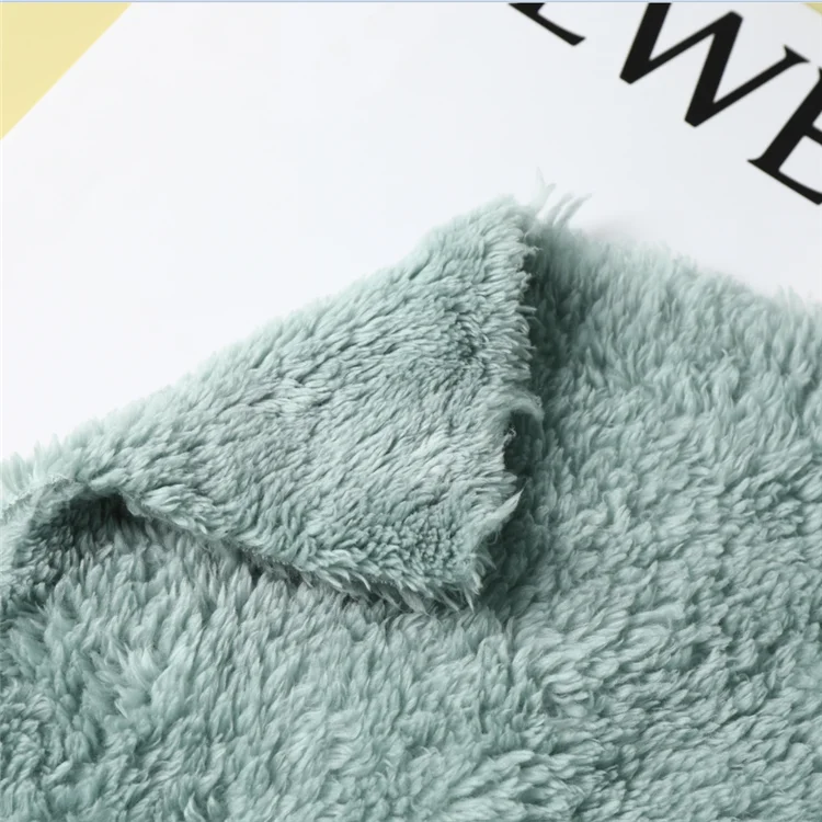 High quality double side shu velveteen sherpa fleece fabric