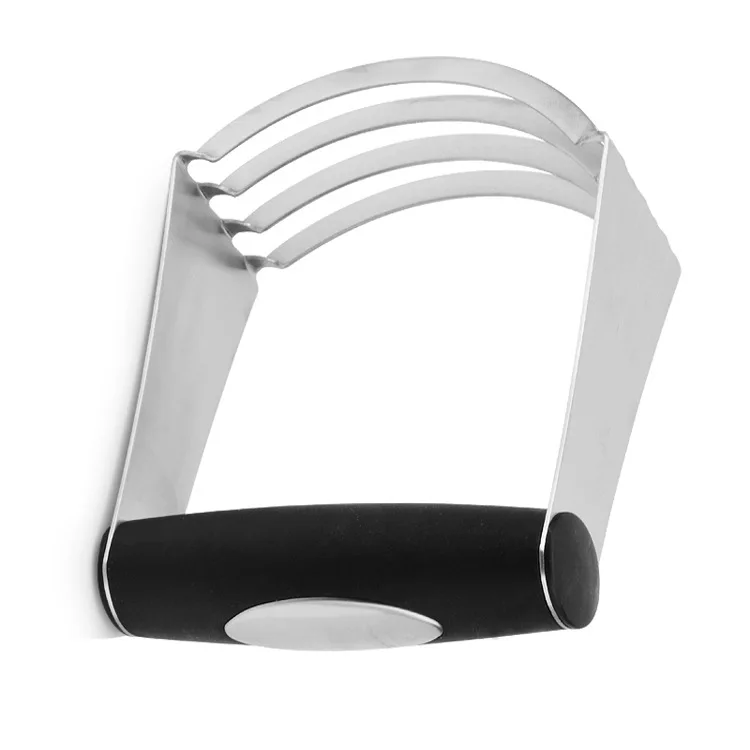 Good quality stainless steel pastry cutter dough blender with anti slip handle Oil level mixer