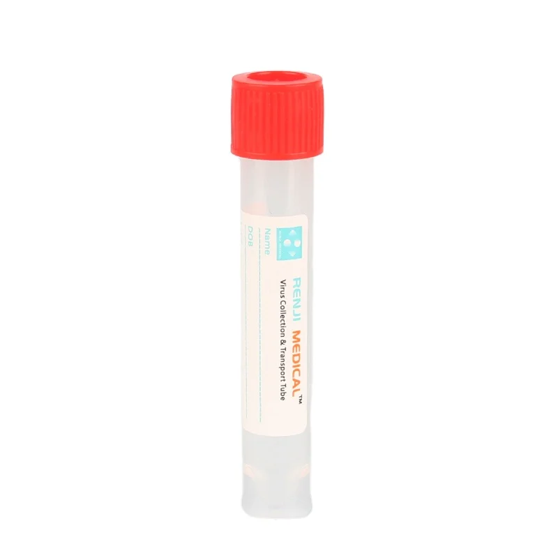 
Disposable Medical Viral Transport Medium VTM/UTM Tube with Flocked Swabs 