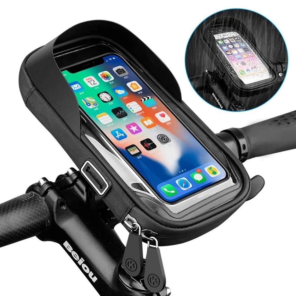 Waterproof Phone Holder Motorcycle Bike Cycling New Touchable Screen Bicycle Phone Holder