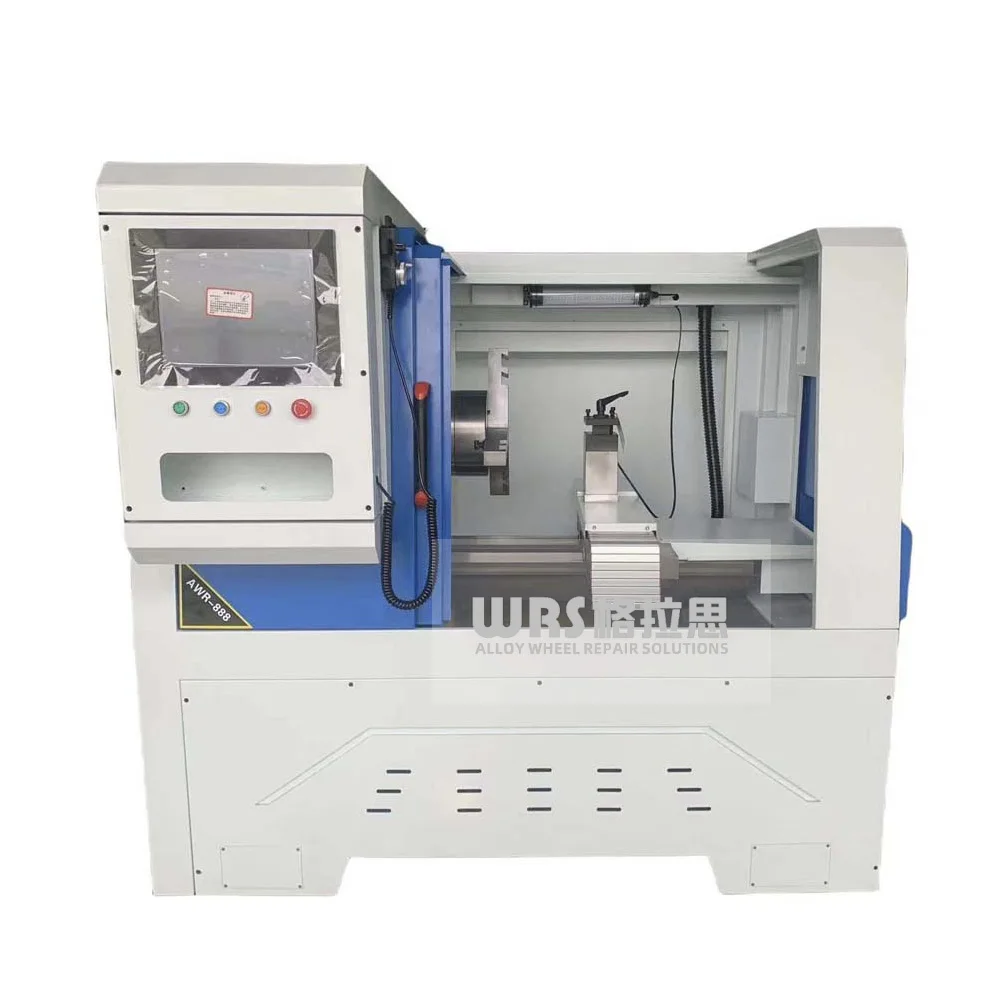 laser scanning Alloy Wheel Diamond Cutting lathe Repair Machine