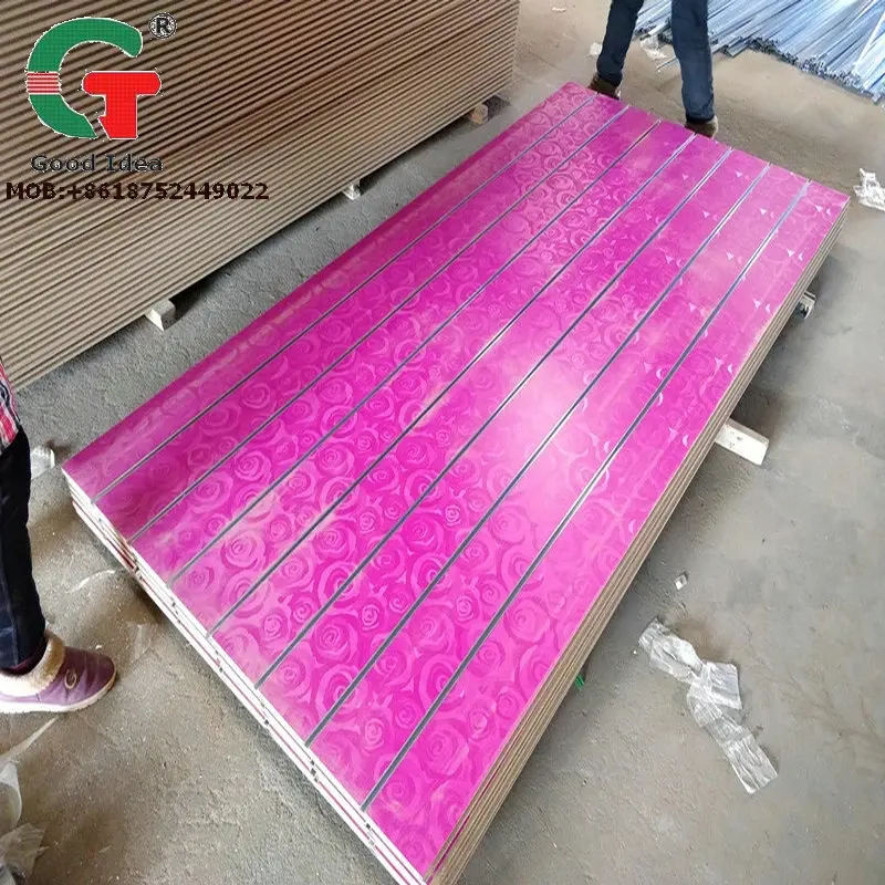
cheap price retail displays high quality Wholesale slotted mdf ,pvc MDF board ,slat wall MDF 