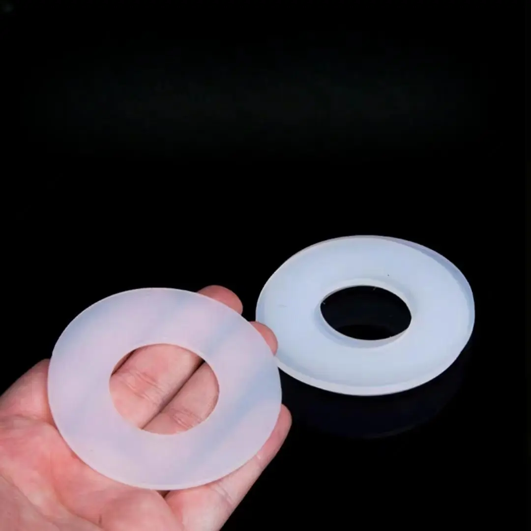 Factory transparent clear  silicone material rubber seal washer gasket