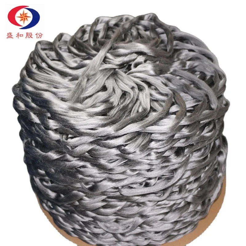 Made in China 316L 8um 4000f Stainless steel fibre for textile