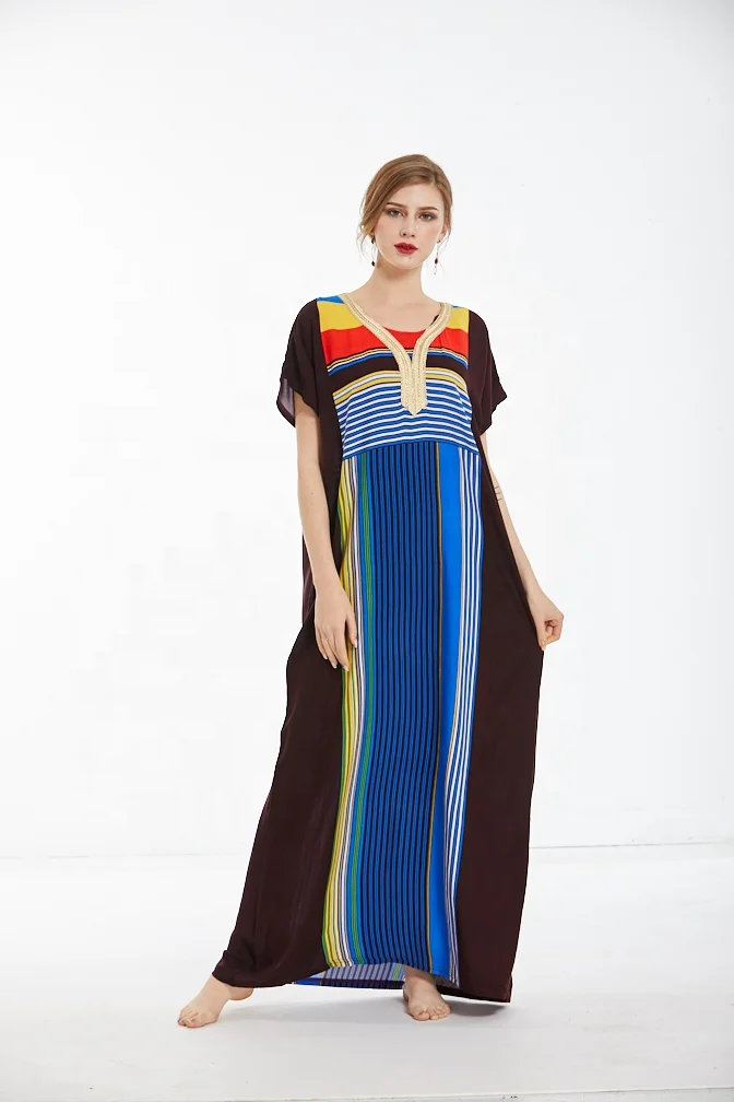 Wholesale 2020 new fashion rayon cotton Evening dress Muslim African Indian clothing Islamic Clothing