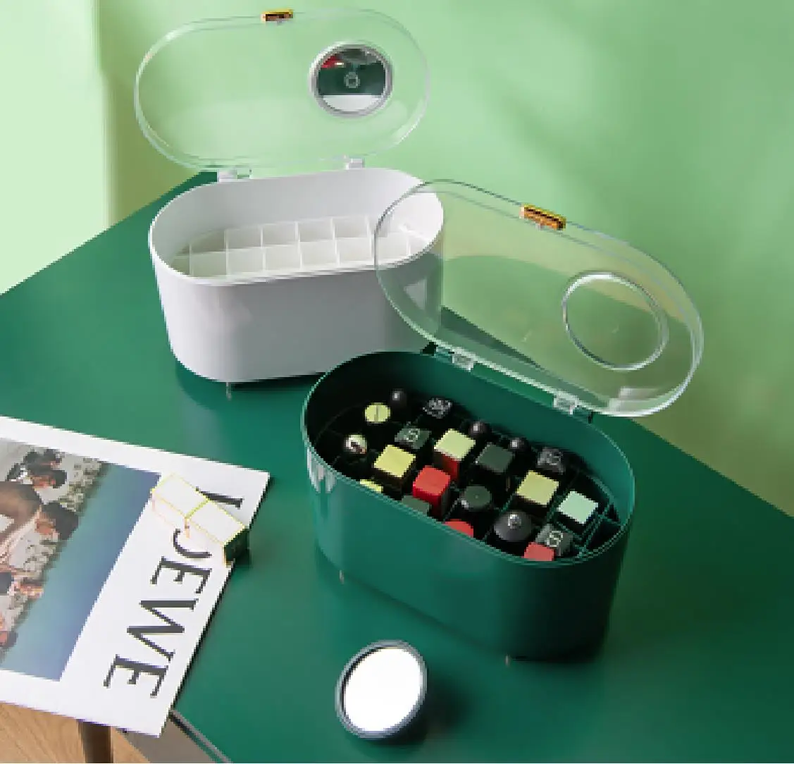 2024 hot makeup organizer rotating Premium cosmetic case makeup organizer acrylic cosmetic 4 drawers