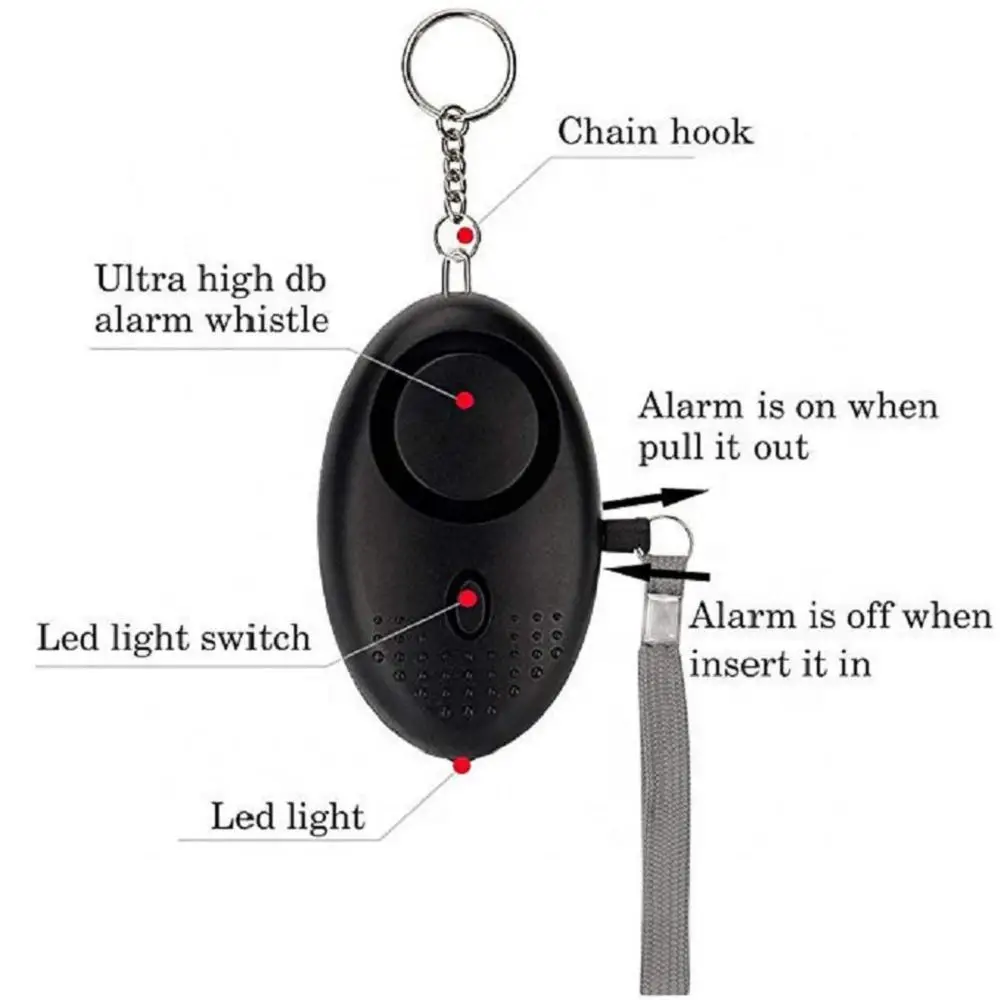 Wholesale Self Defense Alarm Keychain Self Defense Keychain for Women