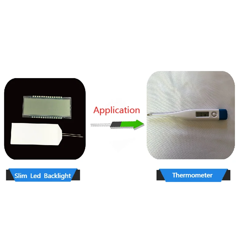 Regular shaped led backlight manufacturers device lcd liquid crystal module white led light guide plate wholesaler